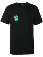 Stussy Embroidered T-shirt - Black