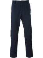 Al Duca D'aosta 1902 Straight Leg Chino Trousers, Men's, Size: 56, Blue, Cotton