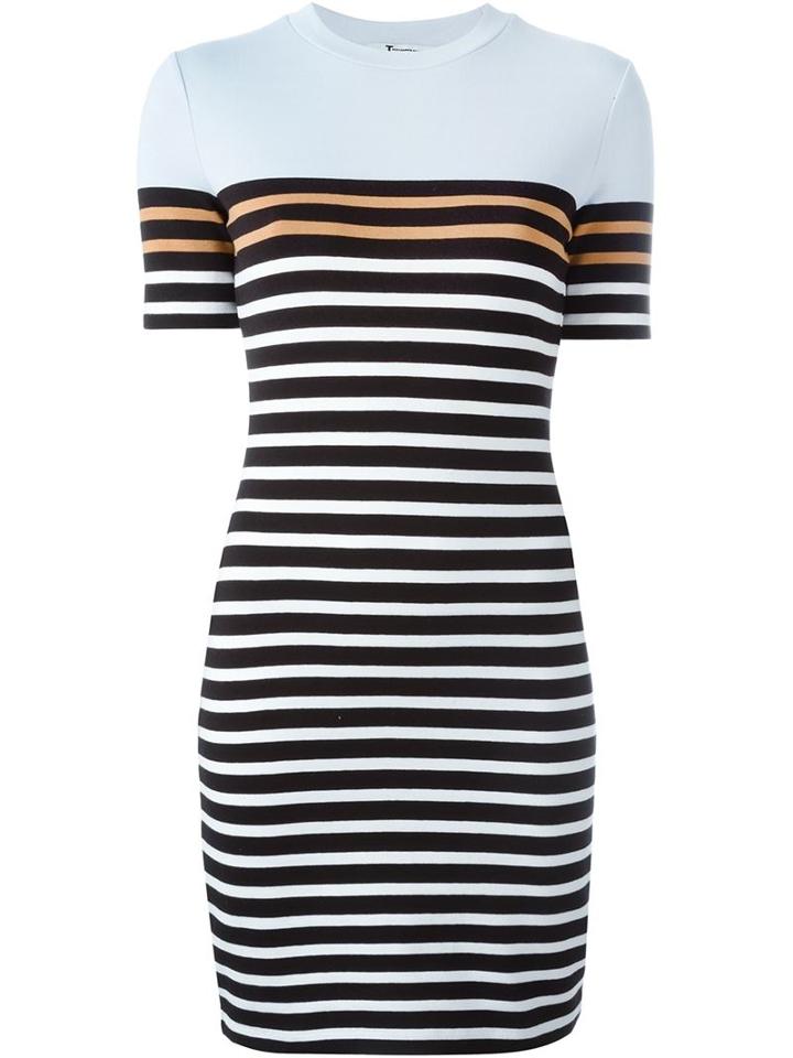 T By Alexander Wang Striped T-shirt Dress