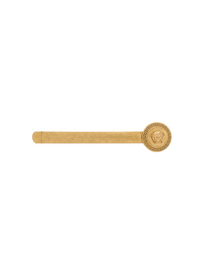Versace Medusa Bar Brooch - Metallic