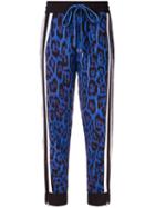 Just Cavalli Animal Print Track Pant - Black