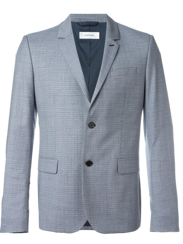 Carven Basket Weave Printed Jacket
