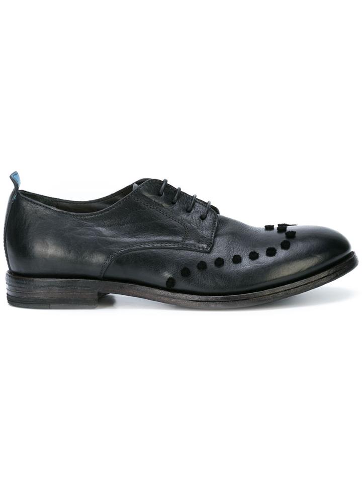 Moma Embellished Lace-up Oxford Shoes - Black