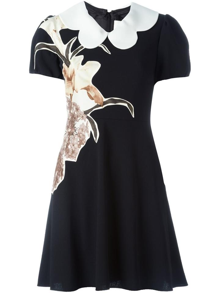 Valentino 'kimono 1997' Dress, Women's, Size: 36, Black, Silk/virgin Wool