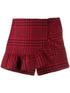 Red Valentino Houndstooth Check Shorts