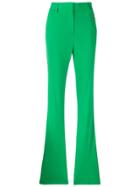 Msgm High-waisted Trousers - Green