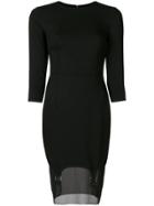 Murmur Chic Design Dress - Black
