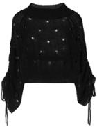 Taylor Open Façade Sweater - Black