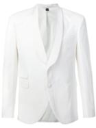 Neil Barrett Two Button Blazer, Men's, Size: 48, White, Spandex/elastane/wool
