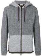 Moncler Quilted Panel Hooded Jacket - Grey