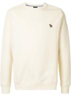 Ps By Paul Smith Embroidered Logo Sweatshirt - White