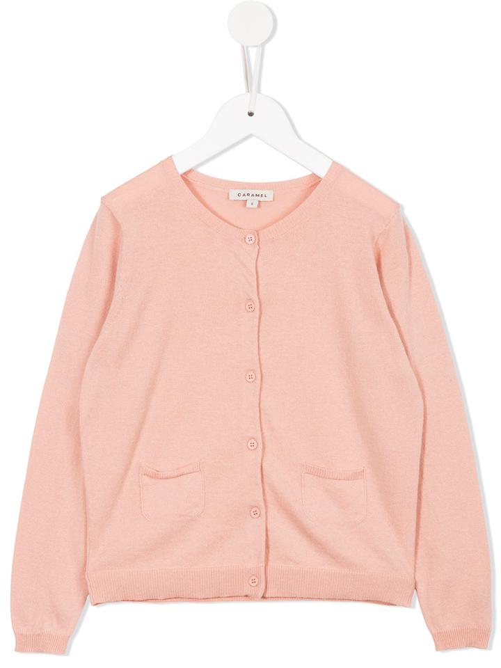 Caramel Chocho Cardigan, Toddler Girl's, Size: 4 Yrs, Pink/purple