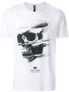 Tom Rebl Skull Print T-shirt - White