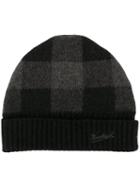 Woolrich Knitted Logo Embroidered Beanie