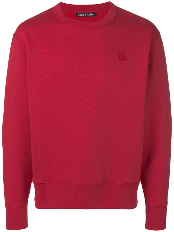 Acne Studios Regular Fit Sweatshirt - Red