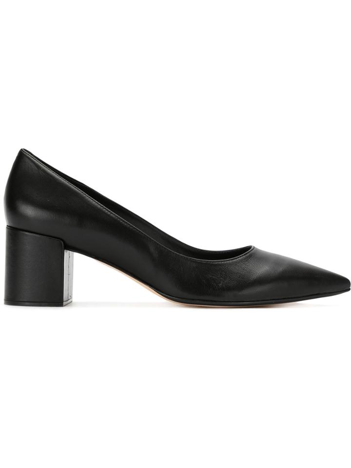 Sarah Chofakian Pointed Toe Pumps - Black
