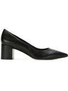 Sarah Chofakian Pointed Toe Pumps - Black