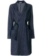Tomas Maier Light Denim Coat Dress - Blue