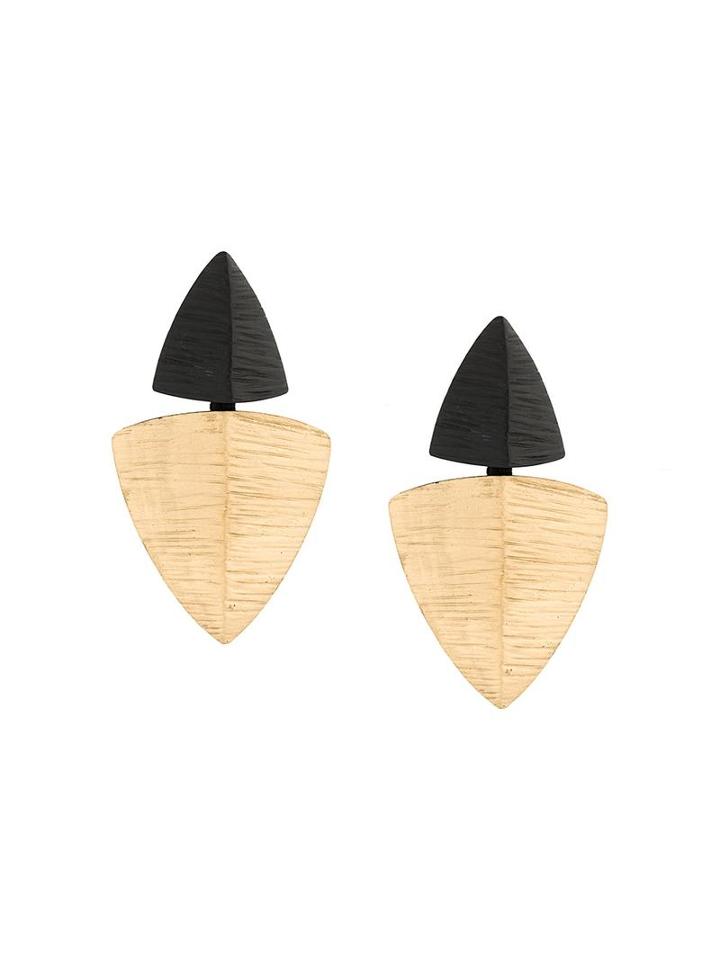 Monies Oversized Earrings, Women's, Black