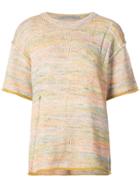 Raquel Allegra Striped Knit T-shirt - Multicolour