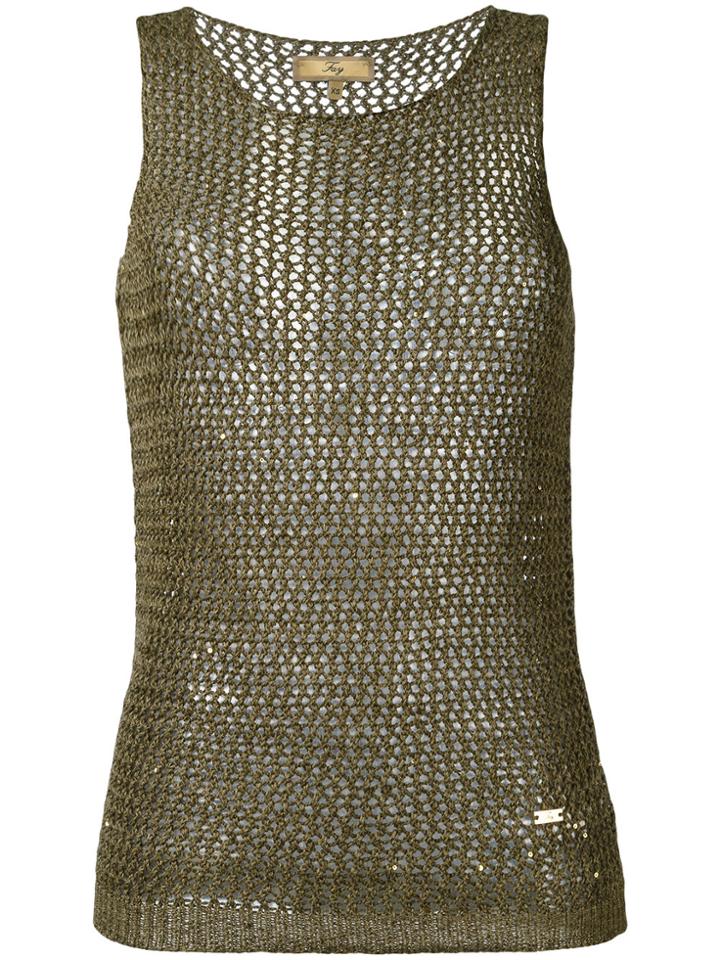 Fay Knit Vest - Green