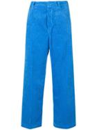 Department 5 Wide Leg Corduroy Trousers - Blue