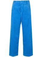 Department 5 Wide Leg Corduroy Trousers - Blue