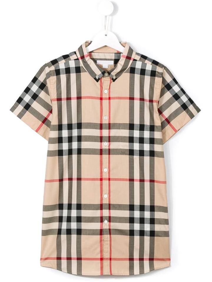 Burberry Kids New Classic Check Shirt - Nude & Neutrals