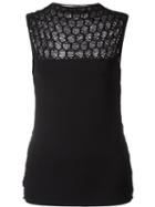 Roland Mouret 'holford' Sleeveless Top, Women's, Size: Small, Black, Polyester/viscose