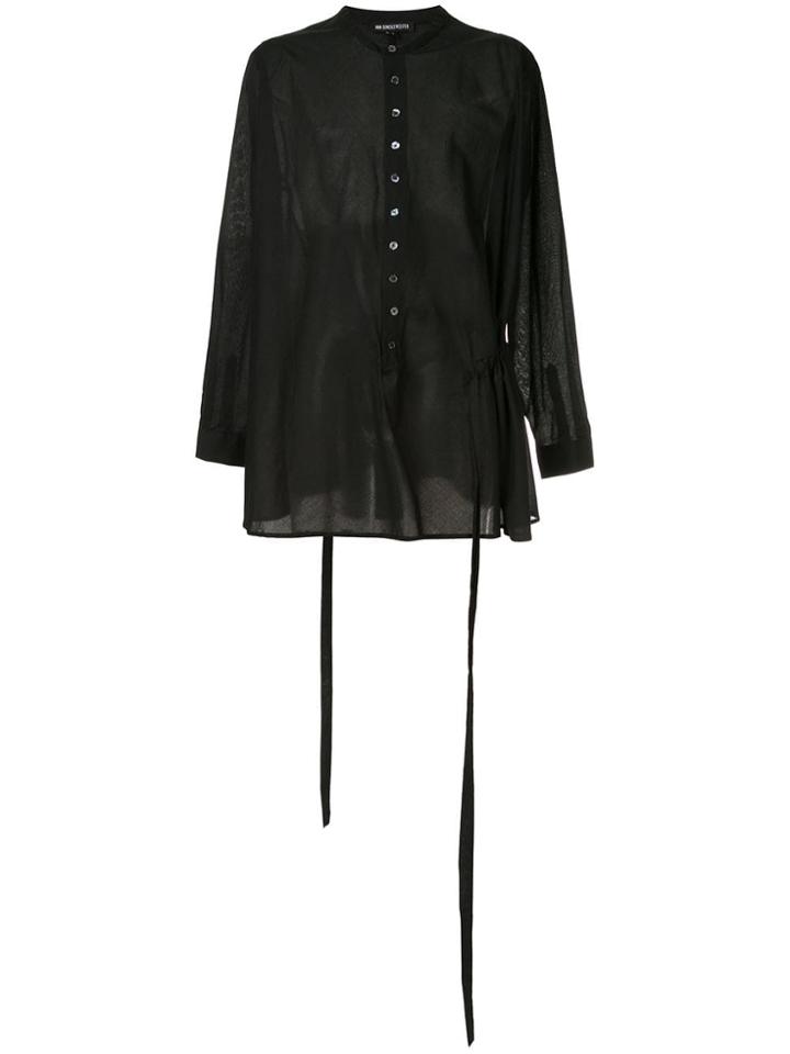 Ann Demeulemeester Loose Fit Shirt - Black