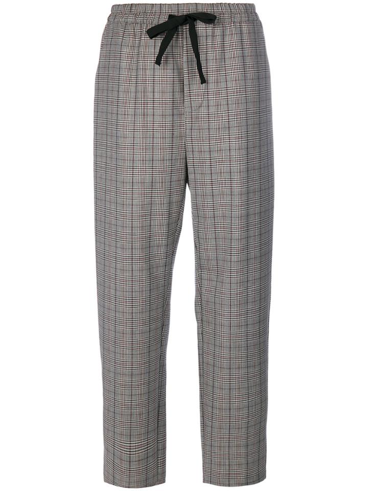 Erika Cavallini Plaid Trousers - Grey