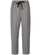 Erika Cavallini Plaid Trousers - Grey