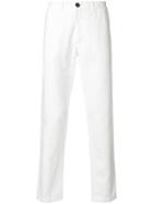 Eleventy Tailored Fitted Trousers - White
