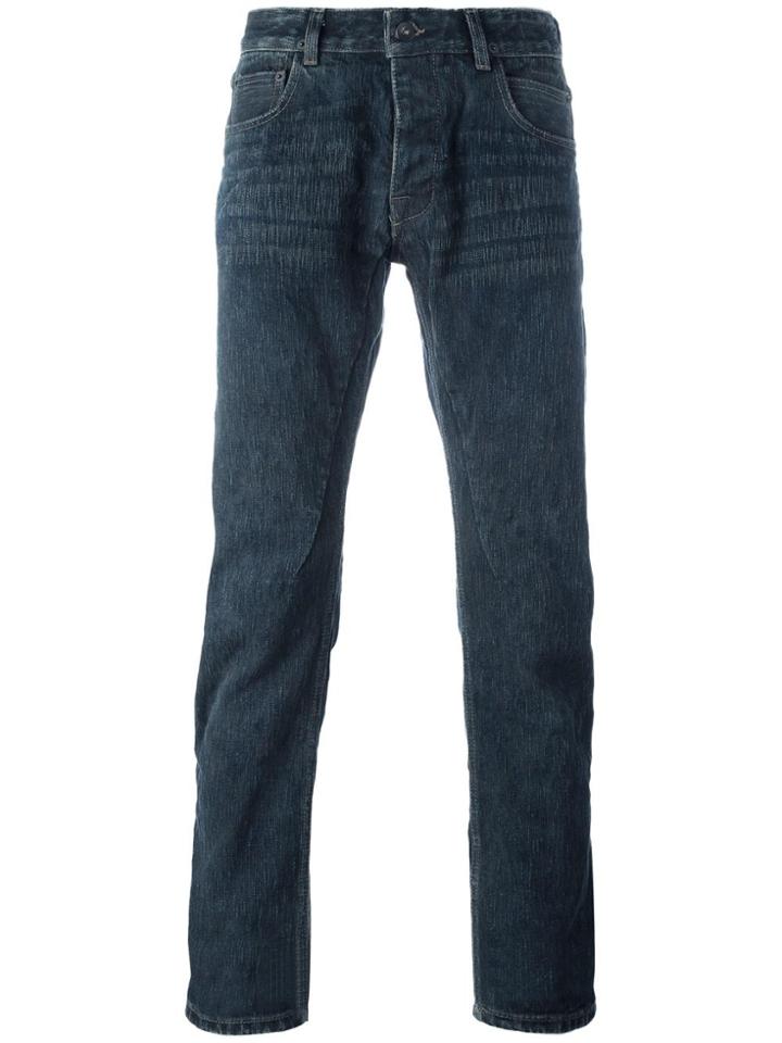Rick Owens Drkshdw Slim-fit Trousers - Blue