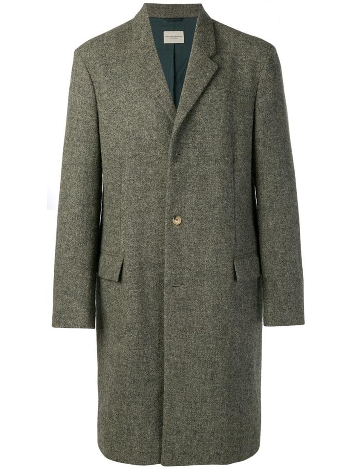 Holland & Holland Long Single-breasted Coat - Green