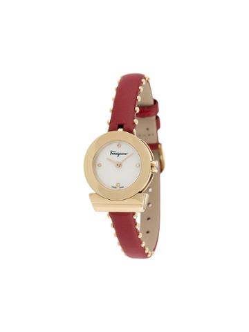 Salvatore Ferragamo Watches Gancino 22mm Watch - Red