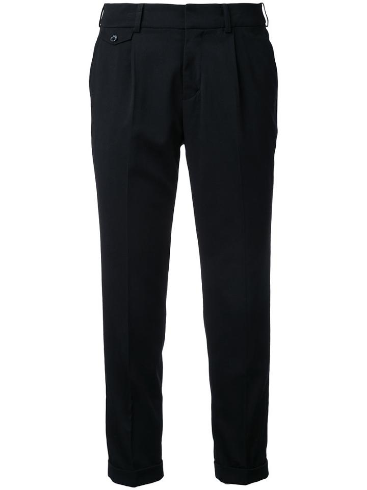 Loveless - Cropped Tailored Trousers - Women - Polyester/polyurethane/rayon - 9, Black, Polyester/polyurethane/rayon