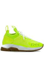 Versace Cross Chainer Sneakers - Yellow