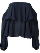 Dondup Off-the-shoulder Ruffle Blouse