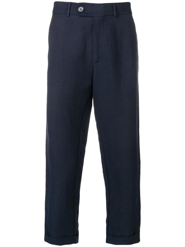 Société Anonyme Roll-up Hem Cropped Trousers - Blue