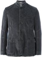 Massimo Alba Buttoned Jacket, Men's, Size: 48, Grey, Cotton/viscose