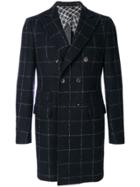 Tonello Double-breasted Coat - Blue
