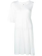 Mm6 Maison Margiela Short Asymmetric Dress - White