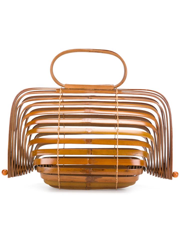 Cult Gaia Lilleth Large Tote Bag - Brown