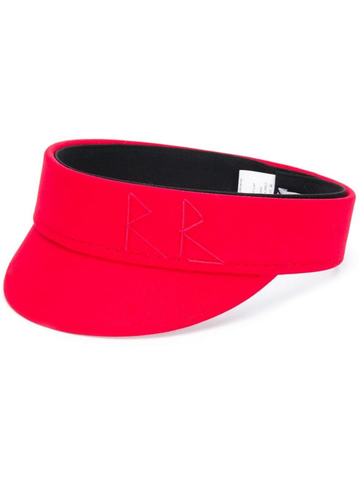 Ruslan Baginskiy Stitched Logo Visor - Red