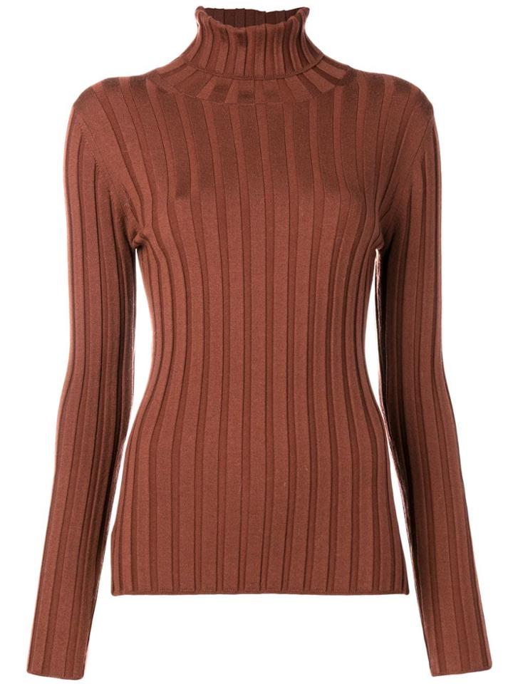 Aspesi Turtle Neck Jumper - Brown