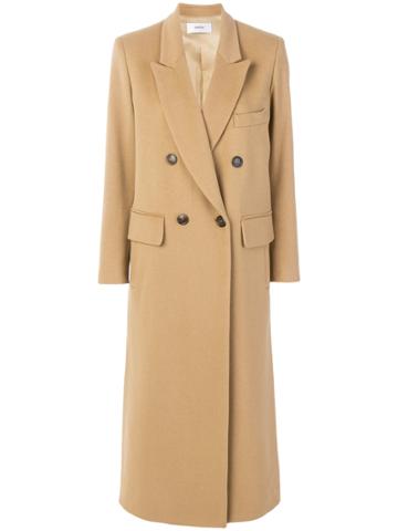 Mauro Grifoni Boxy Fit Coat - Brown
