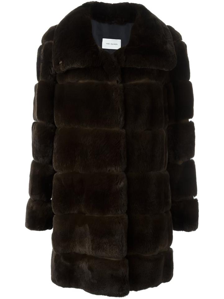Yves Salomon Fox Fur Coat