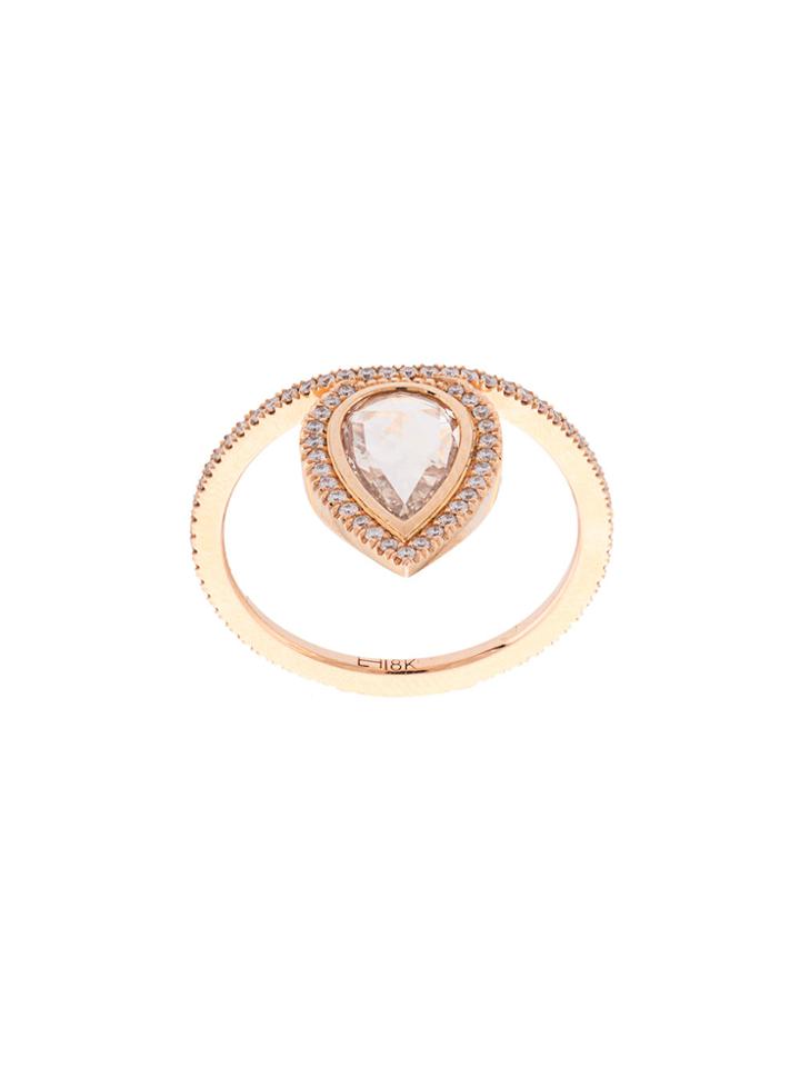 Eva Fehren Geometric Ring - Metallic