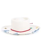 Mira Mikati Embroidered Woven Hat
